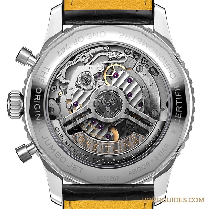 頌揚(yáng)原始巨無霸噴射機(jī),BREITLING Navitimer B01「波音747限量版」-復(fù)刻表