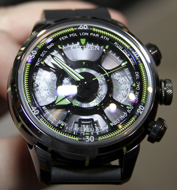 西鐵城光動能衛星電波手表上手-復刻表