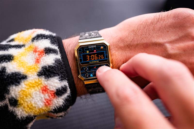 動(dòng)手體驗(yàn)Casio Vintage X Pac-Man A100WEPC-1B-復(fù)刻表