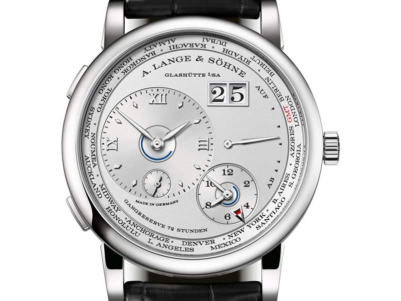 『新表』A. Lange & S?hne朗格推出鉑金表殼Lange 1世界時(shí)腕表和玫瑰金盤(pán)1815萬(wàn)年歷雙追針計(jì)時(shí)碼表-復(fù)刻表