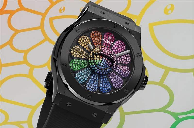 需要集齊了12件NFT才能入手的Classic Fusion Rainbow錶款（圖片來源：Hublot）