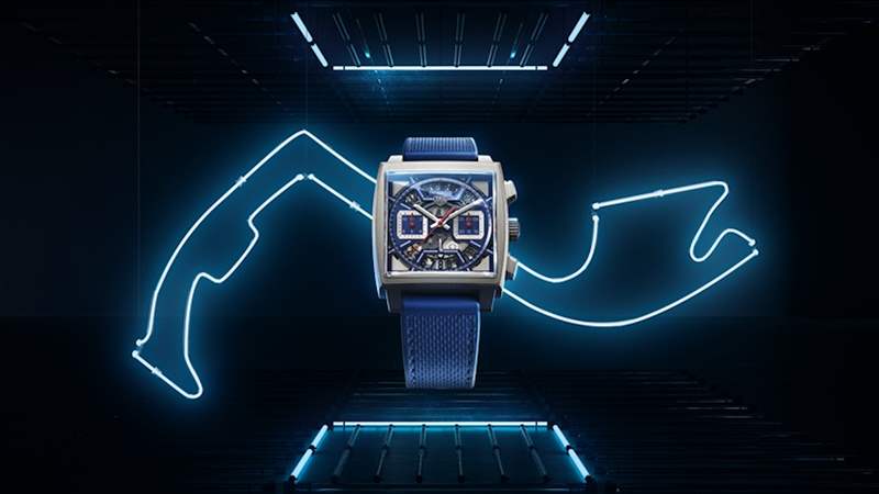 TAG Heuer Monaco Chronograph鏤空計(jì)時(shí)腕表官網(wǎng)價(jià)格：HK$ 86,450（TAG Heuer官網(wǎng)）