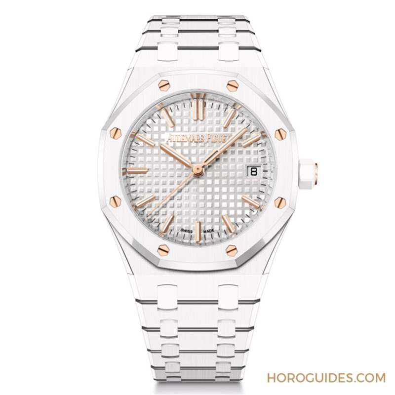 AUDEMARS PIGUET - 白色陶瓷版！ 愛彼皇家橡樹34毫米自動(dòng)上鏈腕表雪白登場(chǎng)