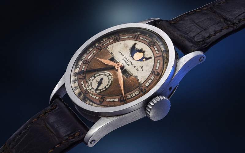據(jù)稱為末代皇帝溥儀擁有的Patek Philippe Ref. 96QL鉑金腕表4885萬港幣拍賣成交-復(fù)刻表