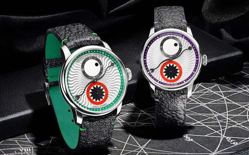 Louis Erard x Konstantin Chaykin合作推出Le Régulateur Time-Eater整時器布局腕表:獨眼怪獸-復刻表