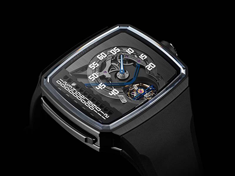 Hautlence推出Linear Series 2線性跳時飛行陀飛輪腕表-復(fù)刻表