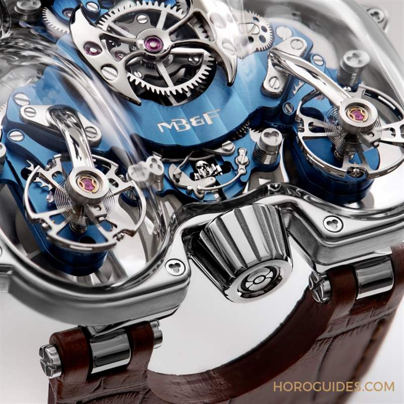 MB&F - 最美機芯 雙色齊發|MB&F HM9 Sapphire Vision