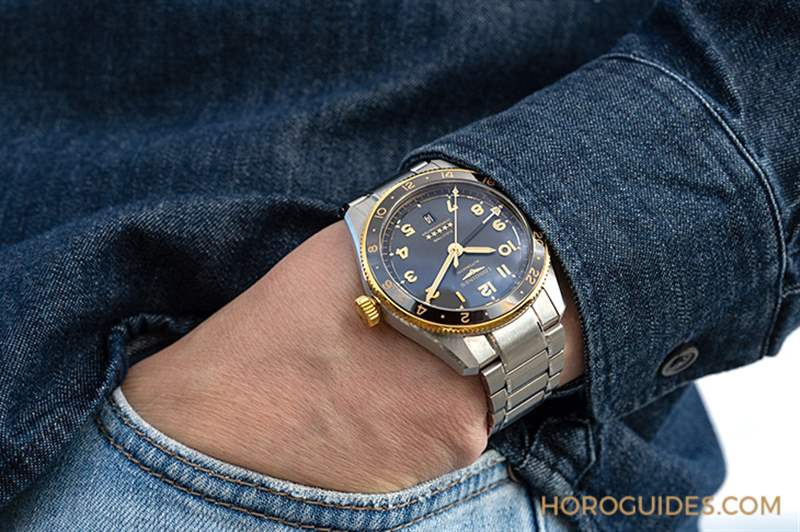 LONGINES - 為此地與彼時，都鍍上Golden Hour：浪琴表Spirit Zulu Time，新增18K黃金細(xì)節(jié)