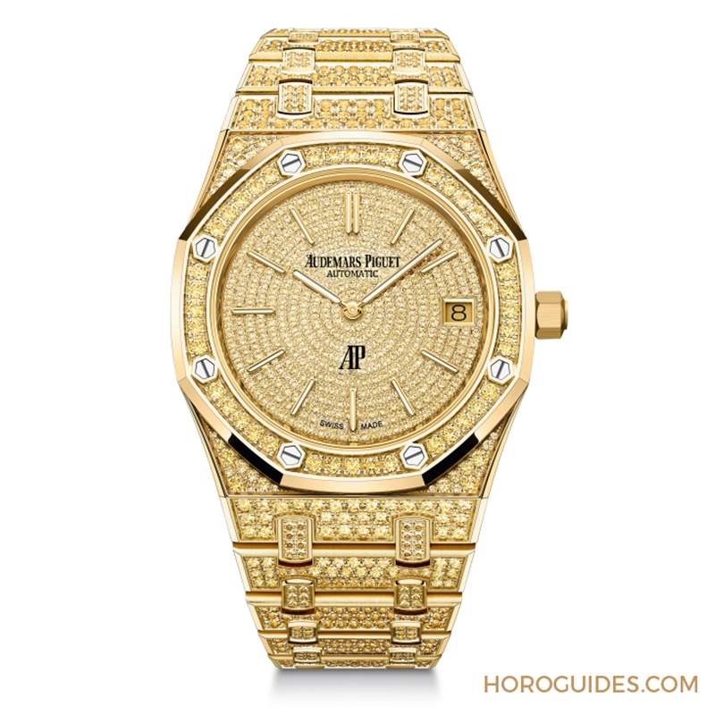 光彩熠熠！愛(ài)彼Royal Oak Jumbo全鑲寶石版限量登場(chǎng)-復(fù)刻表