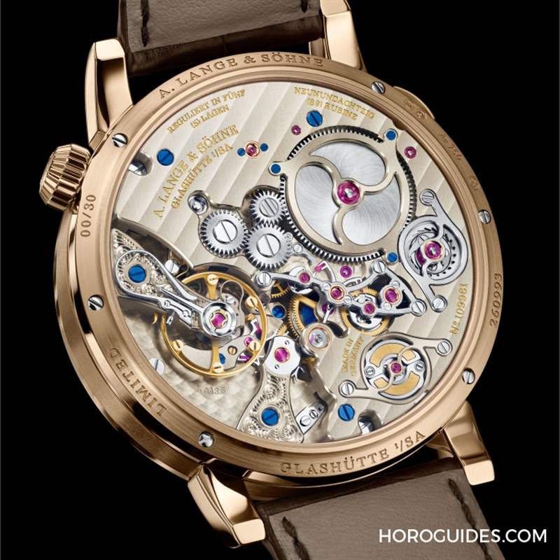 A. LANGE & S?HNE - 溫暖蜜金限量登場｜朗格Zeitwerk Minute Repeater 18K蜂蜜金版