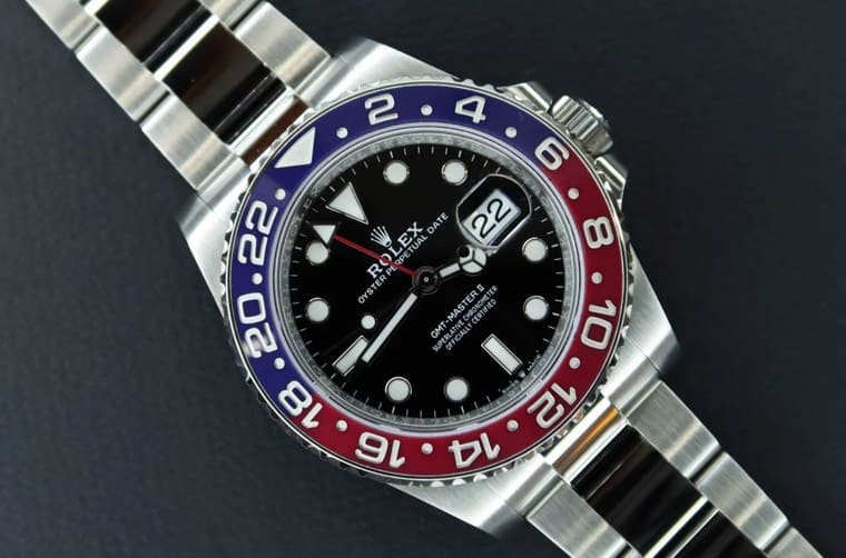 勞力士鋼殼GMT-Master II百事圈10月底行情小漲、藍黑圈起起伏伏、綠黑圈價格持續(xù)跌-復刻表