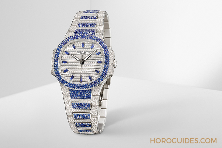 Ladies First！百達(dá)翡麗最新Aquanaut Luce「彩虹」三問(wèn)表與Nautilus織紋復(fù)合表帶-復(fù)刻表