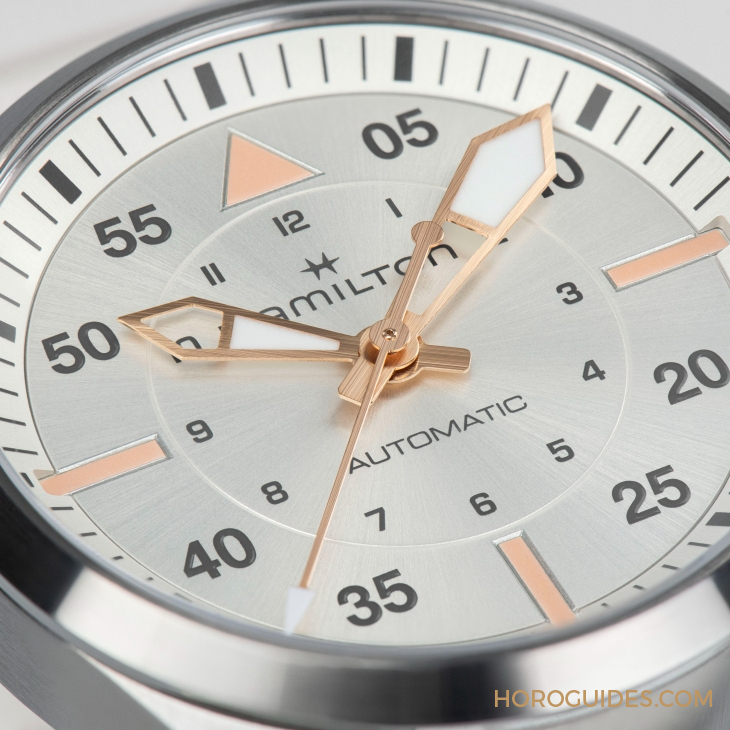 設(shè)計(jì)微調(diào)、新增尺寸,HAMILTON Khaki Aviation Pilot系列七款新作再現(xiàn)軍風(fēng)-復(fù)刻表