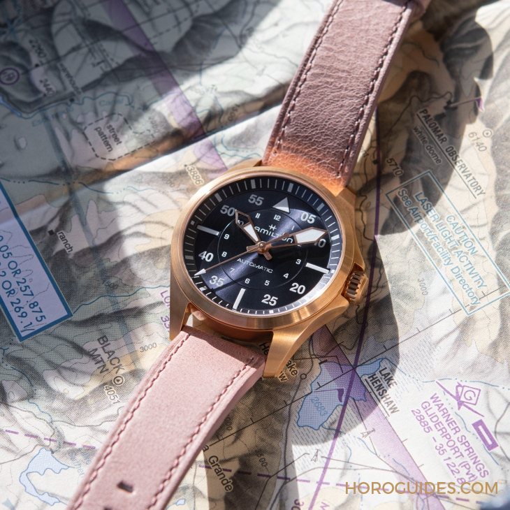 設(shè)計(jì)微調(diào)、新增尺寸,HAMILTON Khaki Aviation Pilot系列七款新作再現(xiàn)軍風(fēng)-復(fù)刻表