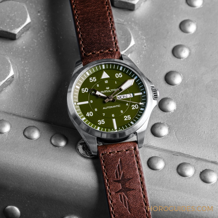 設(shè)計(jì)微調(diào)、新增尺寸,HAMILTON Khaki Aviation Pilot系列七款新作再現(xiàn)軍風(fēng)-復(fù)刻表