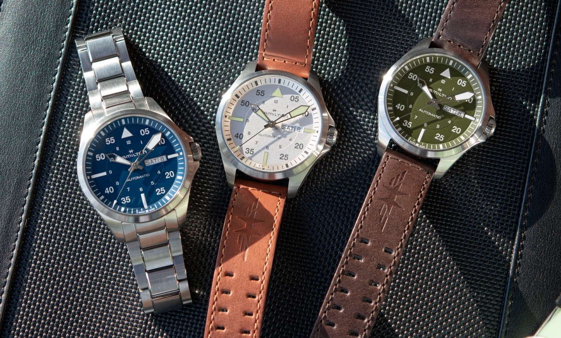 設(shè)計(jì)微調(diào)、新增尺寸,HAMILTON Khaki Aviation Pilot系列七款新作再現(xiàn)軍風(fēng)-復(fù)刻表