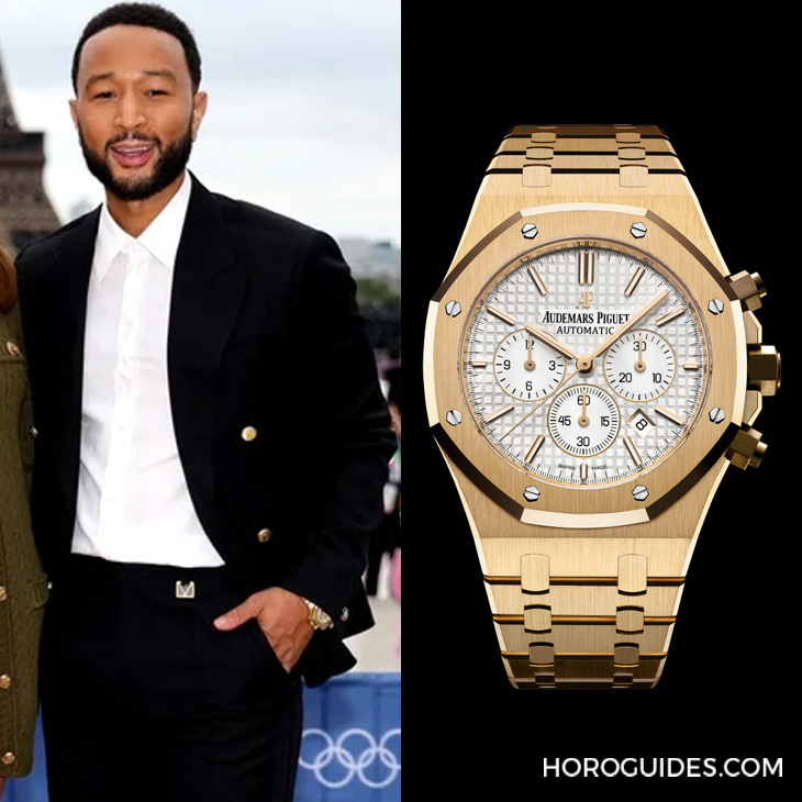 AUDEMARS PIGUET - ROYAL OAK - 15407ST. OO.1220ST.02 - 直擊 ！ 名人現(xiàn)身2024巴黎奧運戴什么表