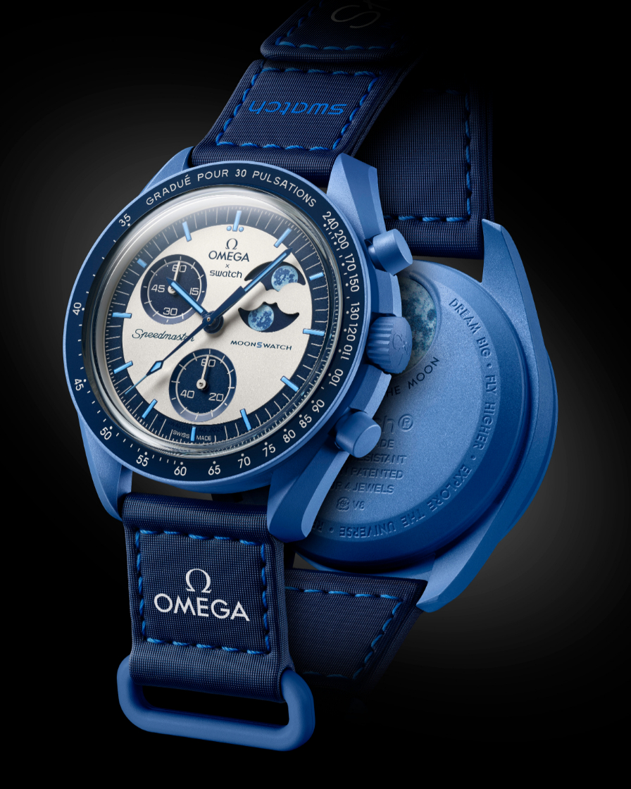 慶祝今年首個(gè)超級(jí)藍(lán)月! MoonSwatch Mission to the Super Blue Moonphase夏日登場(chǎng)-復(fù)刻表