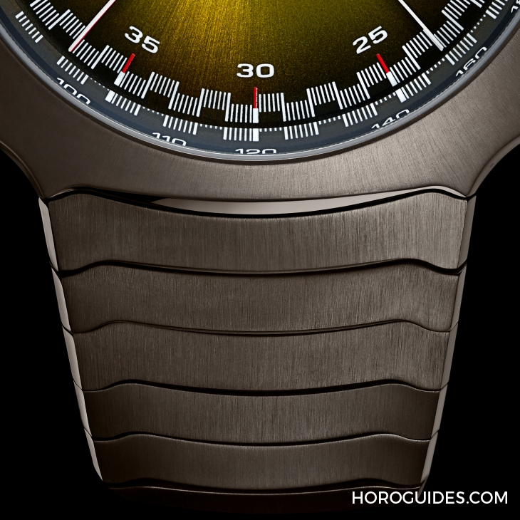 H. MOSER & CIE - STREAMLINER - 6907-1201 - 紅黃雙杰，競速新章|H. MOSER & CIE.推出Streamliner自動飛返計時秒表Alpine限量版